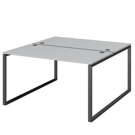 Бенч двойной на 2 рабочих места Арго-М АМБ.О-002.60 1200x1236x760 (Серый/Антрацит)