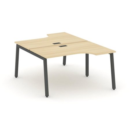 Рабочая станция эргономичная SN-5A.DRPA-022 (1580х1632/1992х750) (Акация Лорка/Металл Антрацит)