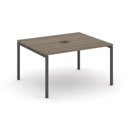 Стол переговорный SN-4P.SPRG-032 (1180х1180х750) (Вяз Благородный/Металл Антрацит)