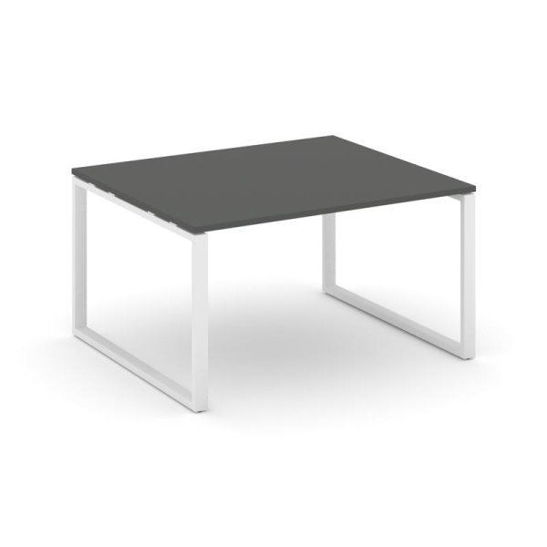 Стол переговорный SN-6O.SPRG-032.3 (1180х1180х750) (Антрацит/Металл Белый)