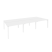 Рабочая станция на П-образном м/к Onix O.MP-D.RS-6.2.8 3540x1635x750 (Тиквуд Темный/Белый Металл)