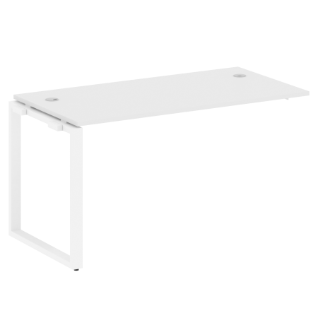 Проходной наборный элемент рабочей станции Metal System Style БО.ПРС-СП-1.3 1400x720x750 (Белый/Белый металл)