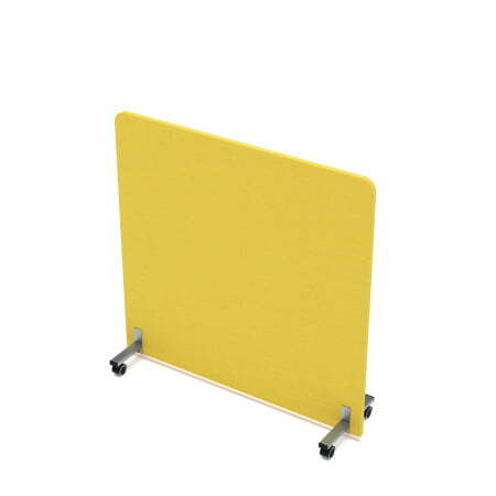 Акустическая мобильная перегородка SOFTOffice 011.МП.1212 1200x377x1200 (Lemon)