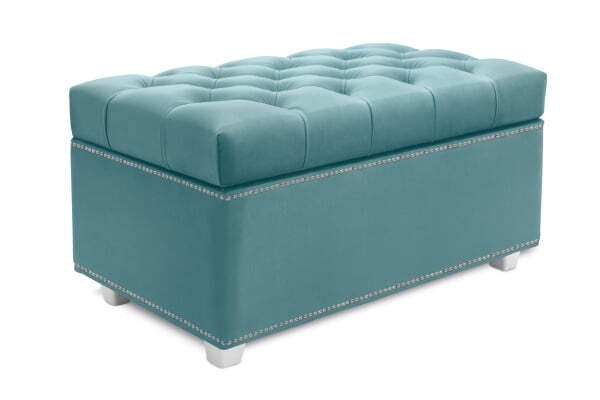 Банкетка Marcele 700 (720x420x450) Аквамарин (Аквамарин)