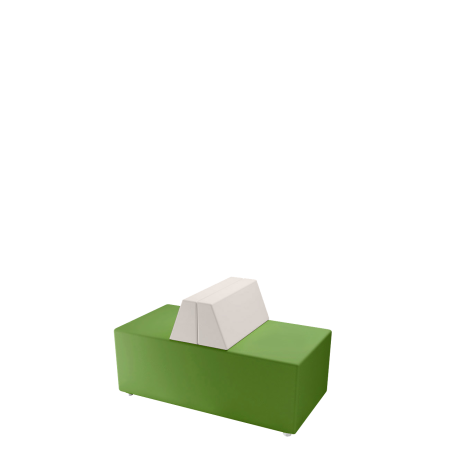 Кресло офисное Модуль (М-70) двухстороннее (Белый/зеленый)