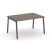 Стол переговорный SN-4A.SPRG-001.3 (980х980х750) (Тиквуд Светлый/Металл Антрацит)