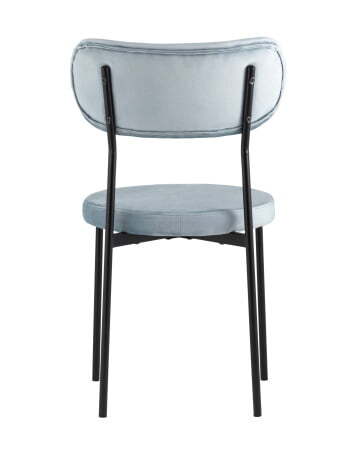 Стул Барбара велюр серо-голубой (Стул Барбара серо-голубой)