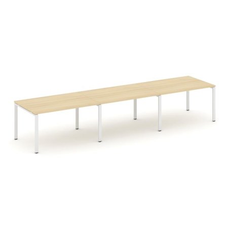 Стол переговорный SN-6P.SPRG-023.3 (4410х980х750) (Акация Лорка/Металл Белый)