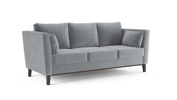 Диван 3-местный раскладной Neapole (2320x970x960) Серый (Серый)