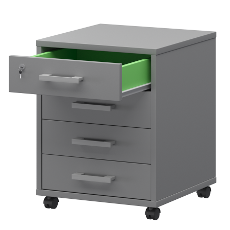 Тумба подкатная Арго АТЛ-04 440x450x600 (Серый)