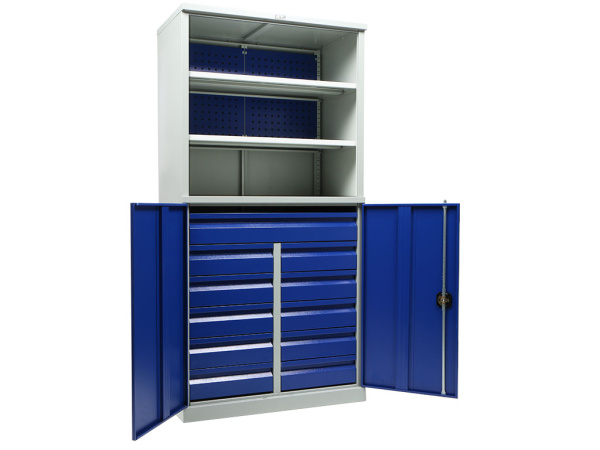 Шкаф инструментальный TC-1995/2-1220110 (Серый/Синий)