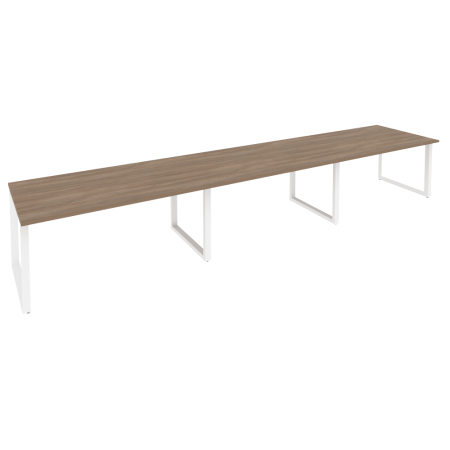 Стол переговорный Onix O.MO-PRG-3.4 4740x980x750 (Дуб Аризона/Белый Металл)