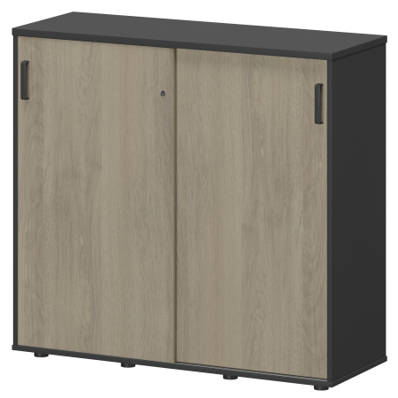 Тумба-купе Смарт СМТ-12.11К Тип1 1236x444x1175 (Графит/Кронберг)