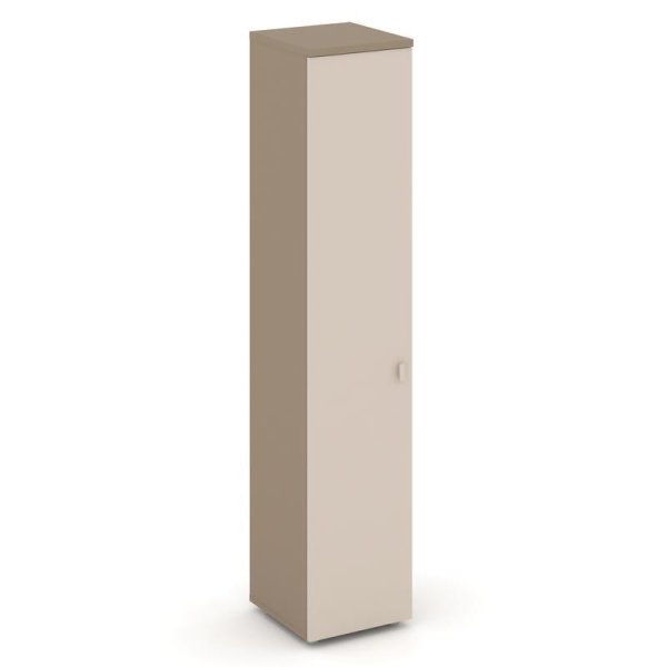 Шкаф высокий узкий левый ES.SU-1.9 (L) (400х420х1977) (Латте/Капучино)