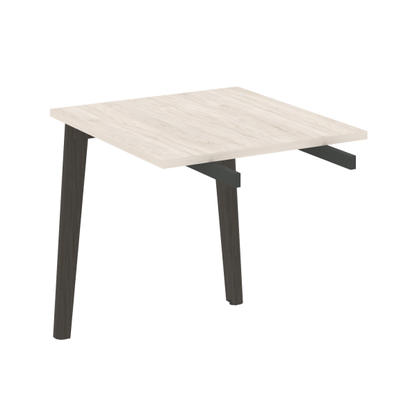 Брифинг-приставка на деревянных опорах Onix Wood Direct OW.BR-7 780x720x750 (Денвер Светлый/Дуб Темный)