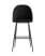 Стул барный Марсель велюр черный (Стул барный Марсель черный)