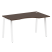 Стол криволинейный правый Metal System Style БА.СА-2 Пр 1400x900x750 (Дуб Наварра/Серый металл)