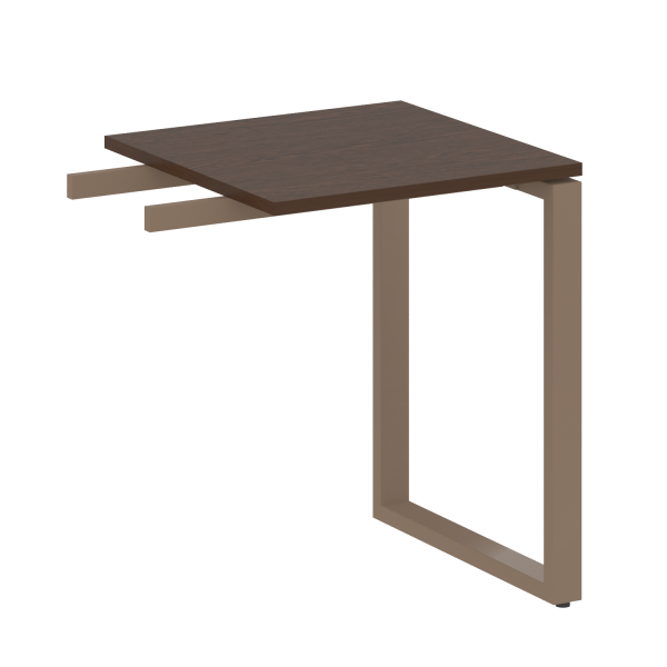 Приставной элемент БО.ПР-1 600x600x750 (Венге Цаво/Мокко металл)