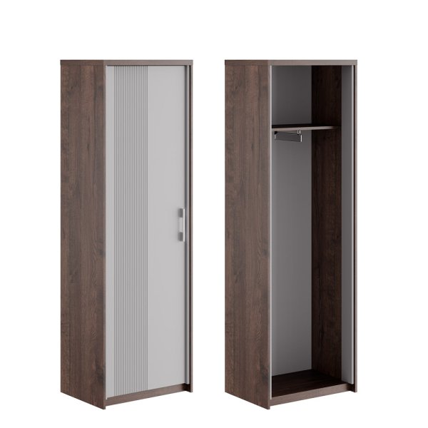 Гардероб 1 створка Point (634х450х1954) (Дуб апрельский)