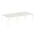 Рабочая станция на 6 раб. мест Metal System Style БП.СМ-6.1 3000x1475x750 (Дуб Наварра/Серый металл)