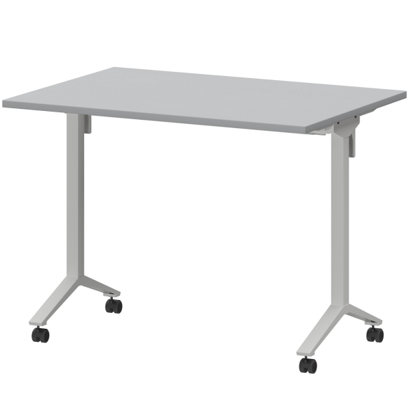 Стол мобильный складной Моби МБ22-100.70 1000x700x750 (Серый/Белый)