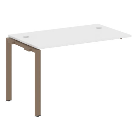 Проходной наборный элемент рабочей станции Metal System Style БП.ПРС-СП-1.2 1200x720x750 (Белый/Мокко металл)