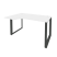 Стол эргономичный левый на О-образном м/к Onix O.MO-SA-2L 1380x980x750 (Тиквуд Темный/Белый Металл)