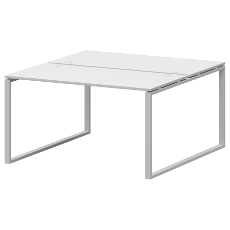 Бенч двойной на 2 рабочих места Арго-М АМБ.О-002.60 1200x1236x760 (Белый/Белый)