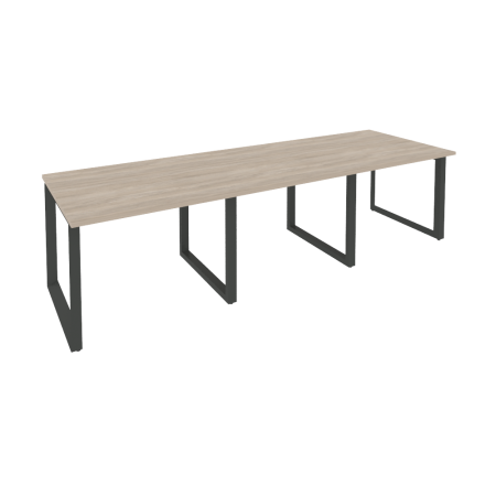 Стол переговорный Onix O.MO-PRG-3.1 2940x980x750 (Дуб Аттик/Черный металл)