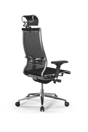 Кресло для руководителя Метта Samurai L2-5D - TS /Kc00/Nc00/D04P/H2cL-3D(M26.B32.G25.W03) (Черный)