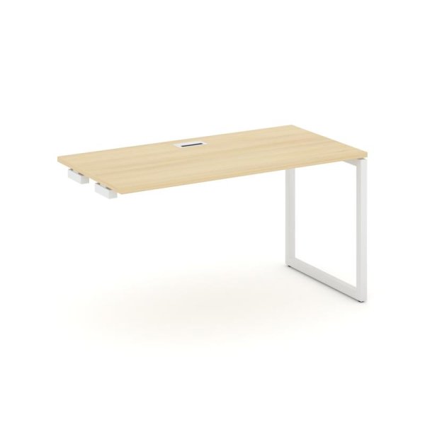 Стол-приставка к опорным элементам SN-4O.OPRS-012 (1180х700х750) (Акация Лорка/Металл Белый)