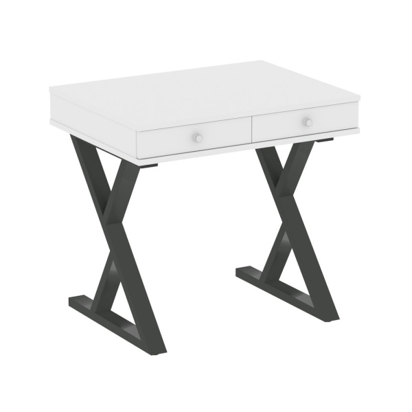 Компьютерный стол VR.SP-1-79M 794x600x750 (Белый/Антрацит Металл)
