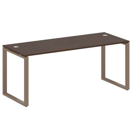 Стол письменный Metal System Style БО.СП-5 1800x720x750 (Венге Цаво/Мокко металл)