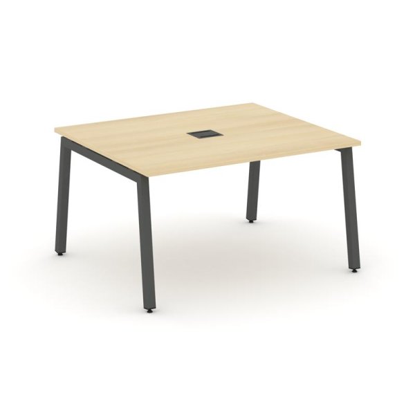 Стол переговорный SN-5A.SPRG-032 (1180х1180х750) (Акация Лорка/Металл Антрацит)