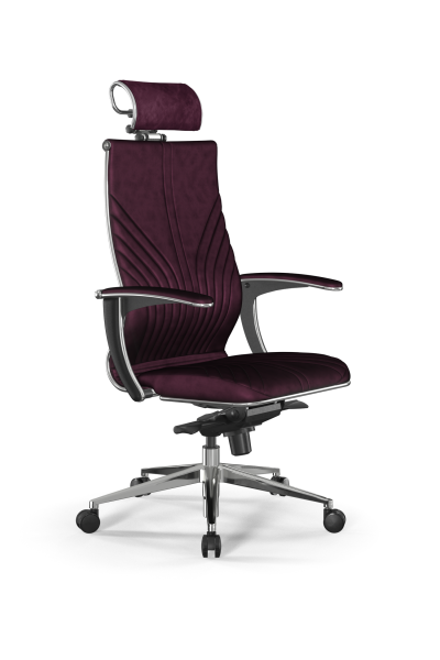 Кресло для руководителя Метта Samurai L2-13U - GoyaLE /Kc31/Wm31/U0mV-mL/H2cV-3D(M06.B32.G11.W03) (Фиолетовый)