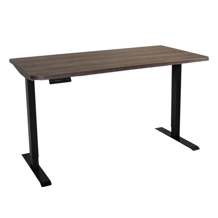 Стол c электроприводом LA-T33-2AR2 (1400x700x700-1200) (Коричневый дуб | Черный)