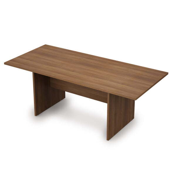 6СП.002 Стол для переговоров (2000x900x750) (Шамони темный/Алюминий матовый)