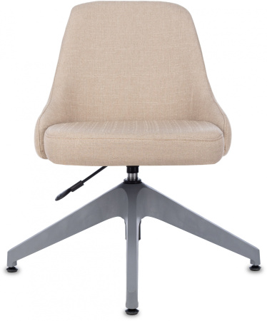 Кресло CH-340GLZ бежевый 38-402 крестов.4-луч. пластик пластик серый (Бежевый)
