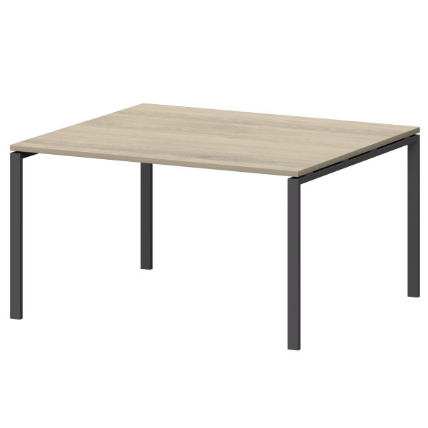 Стол переговорный на металлокаркасе Смарт СМСП-П-12.123.Пр25 1200x1236x750 (Кронберг/Антрацит)