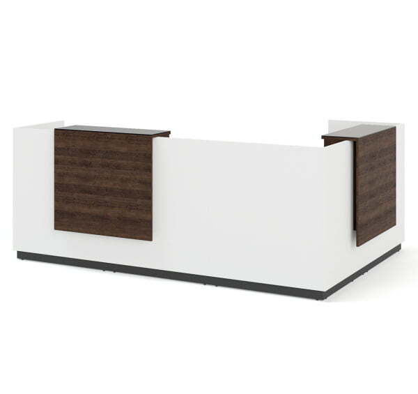 FASTA CORNER Приемная стойка угловая (Белый Табак)