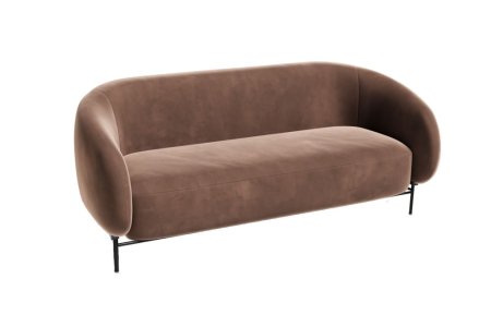 Диван двухместный BLT-2 (Forward 297/Металл Черный)