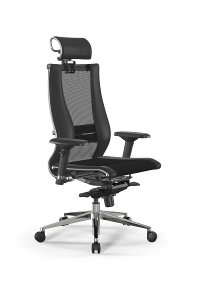 Кресло для руководителя Метта Samurai L2-14D - TS+Infinity /Kc09/Nc09/D04P/H2cL-3D(M06.B32.G11.W03) (Черный)