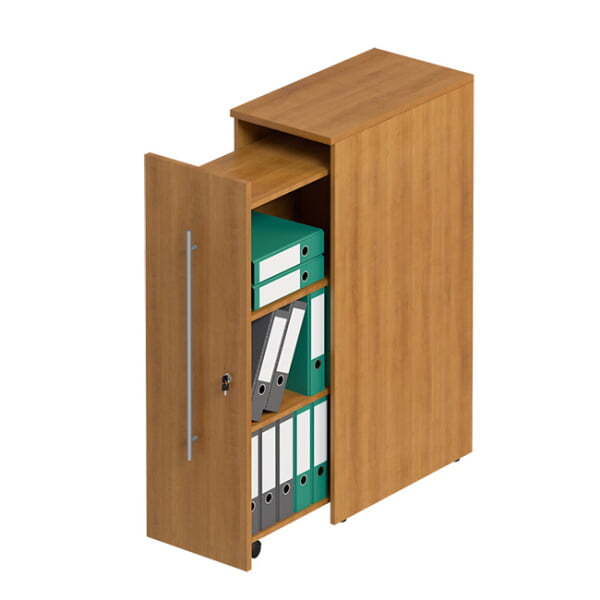 Стеллаж вертикальный с замком, левый Формула ФР 338 380x690x1210 (Вяз светлый)