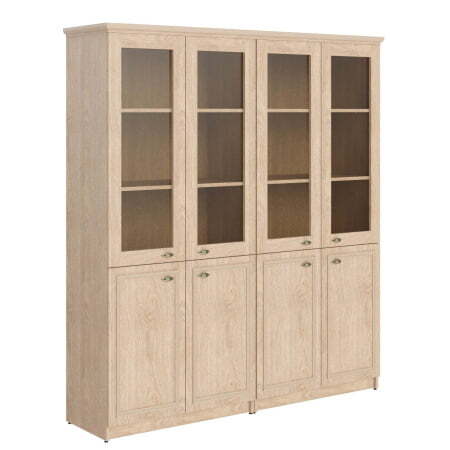 Шкаф высокий 2-х секционный комбинированный Raut RHC 180.2 1808x466x2023 (Дуб Девон)