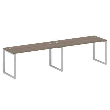 Рабочая станция Metal System Style БО.СМ-2.4 3200x720x750 (Вяз/Серый металл)