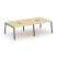 Рабочая станция 2-х сторонняя SN-5A.DRS-051 (1960х1632х750) (Тиквуд Светлый/Металл Антрацит)