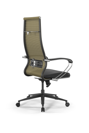 Кресло для руководителя Метта Sit 10 B1-163K - T+Extra /Km00/Wm12/K1cL(M09.B11.G19.W02) (Золотой | Черный)