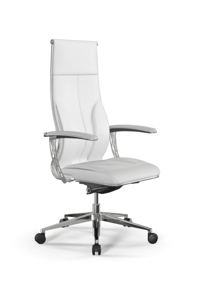 Кресло для руководителя Метта Samurai B1-11U - Infinity /Kc06/Wm06/U0mL-4c3(M26.B32.G25.W03) (Белый)