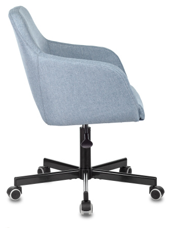 Кресло CH-380M стальное небо 38-405 крестов. металл (Синий)