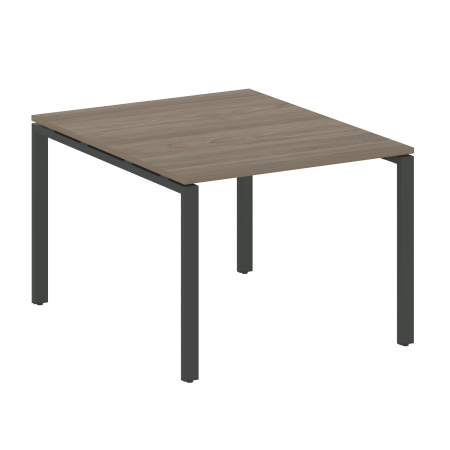 Переговорный стол 1 столешница Metal System Style БП.ПРГ-1.1 1000x1235x750 (Вяз/Антрацит металл)
